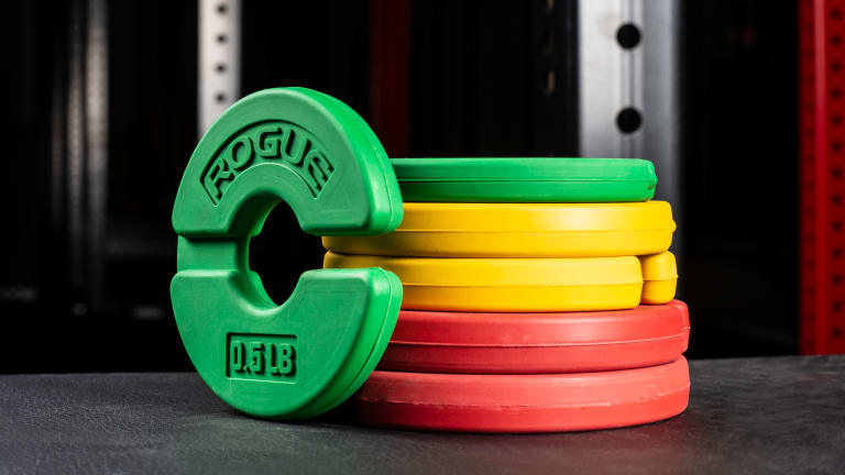 【peculiarman】ROGUEプレート 5kg+2.5kgペア Rogue Add-On Change Plate Pair | Rogue Fitness